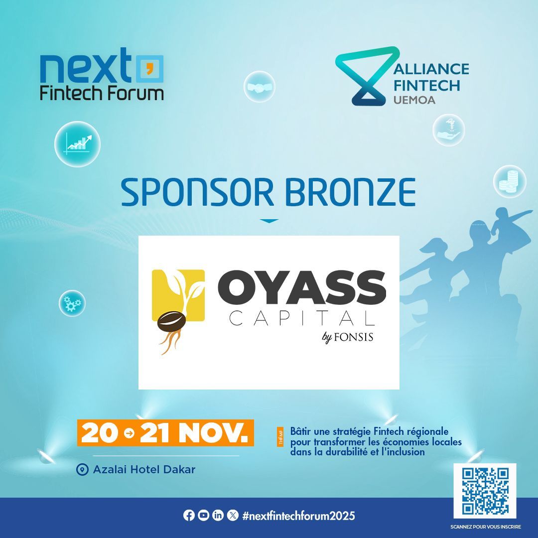 OYASS CAPITAL, Sponsor Bronze du Next Fintech Forum 2025